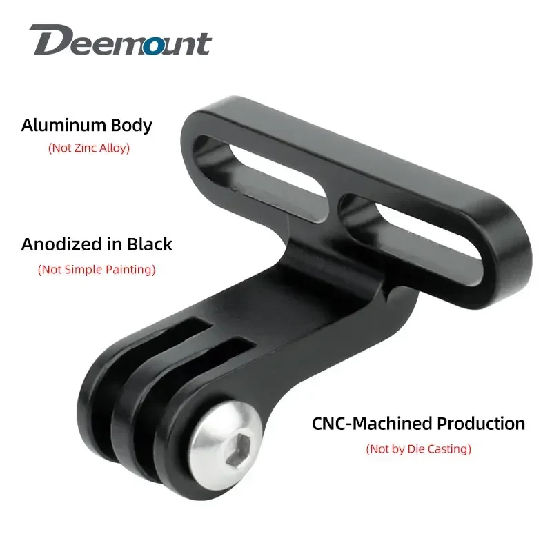 Cycling Headlight Holder Stem Mount Adaptor for Bicycle Front Light Install Camera Stand Bracket Camera Type Connector