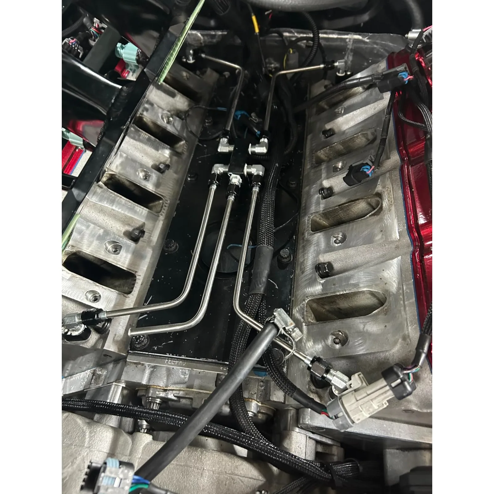LS Coolant Crossover Steam Vent Kit with Coolant Crossover Pipe Compatible with LS1 LS2 LS3 LS6 Engines