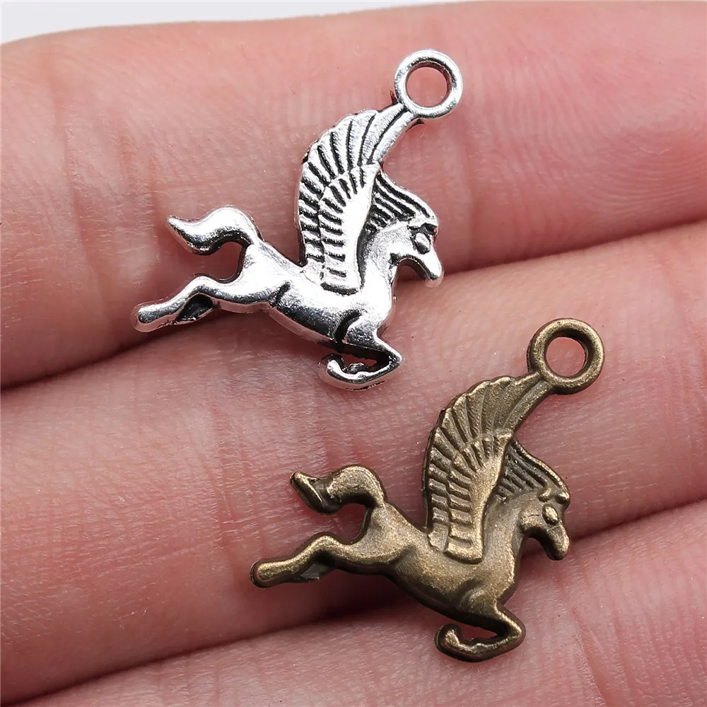 Vintage Mini Pony Horse Charms Pendant Equestrian For Jewelry Making Bracelet Necklace Craft Bulk