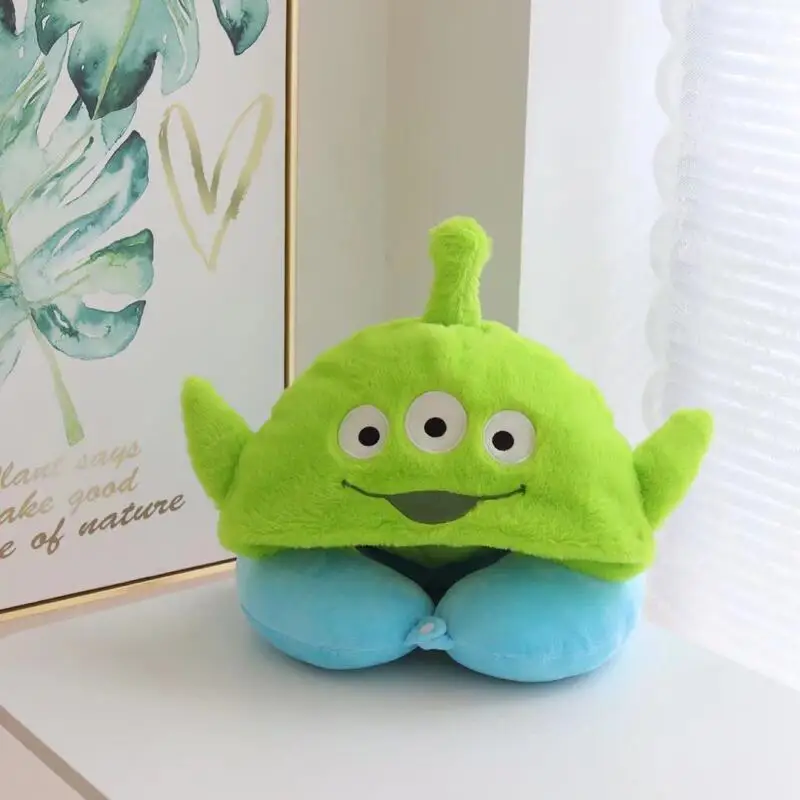Diseny Cute Stitch Alien U-Shaped Pillow Neck Pillow Cartoon Lunch Break Pillow Neck Pillow Car Airplane Sleeping Travel Pillow view 6