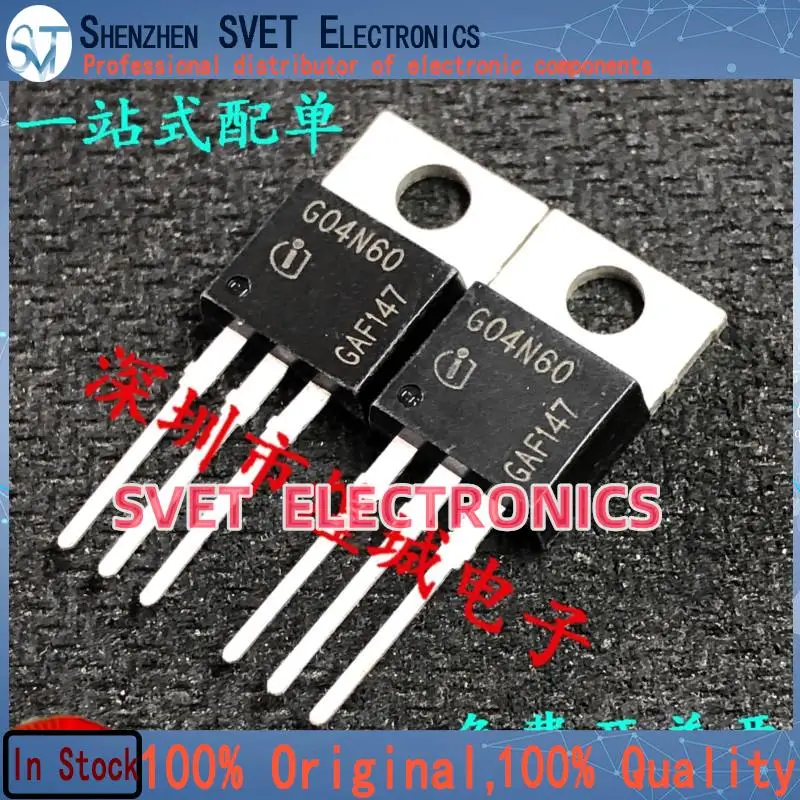 10PCS-50PCS  G04N60 SGP04N60  TO-220 600V 4A   Original In Stock Fast shipping