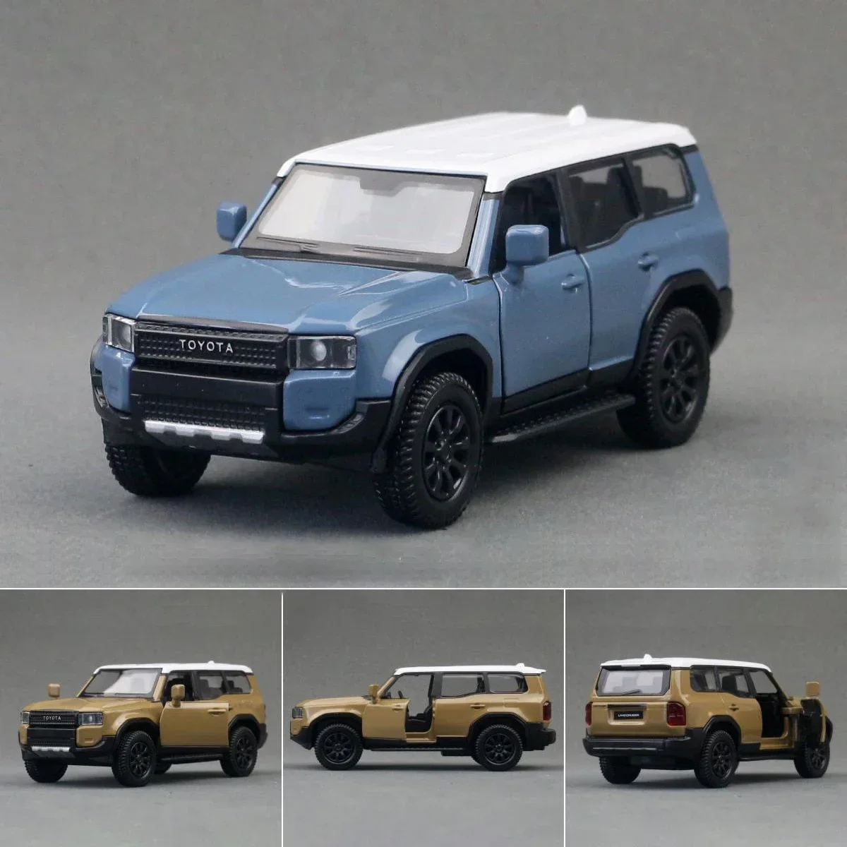 

1:36 Land Cruiser Prado LC250 SUV Alloy Car Diecasts & Toy Vehicles Car Model Miniature Scale Model Car For Children