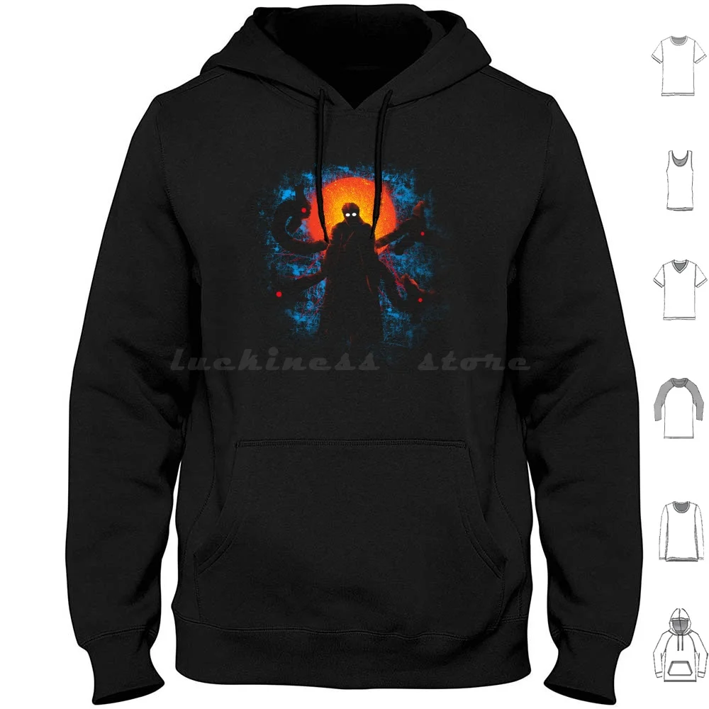 Power Of The Sun Rocketman Camisetas com capuz de algodão manga comprida Power Of The Sun Palm Of Your Hand Dr Otto Octopus Octavius