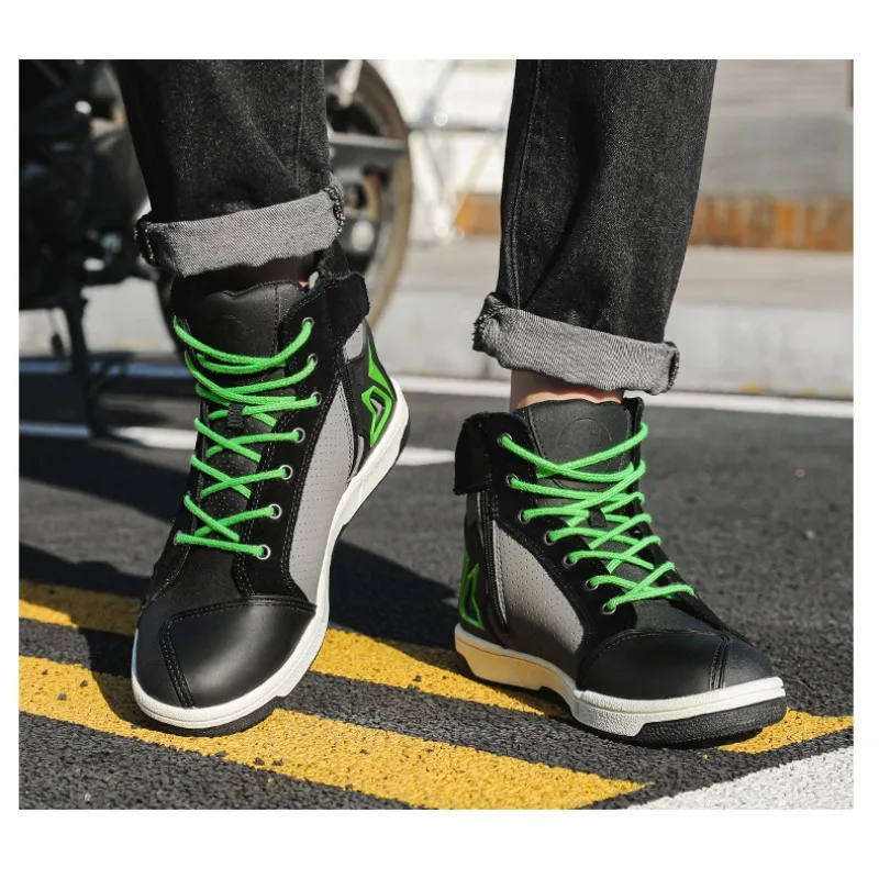 AliExpress Moto Riders Protective Boots Waterproof Non-slip Motocross Mountain Racing Shoes Casual Shoes Cycling Equipment Motorcycle Boots