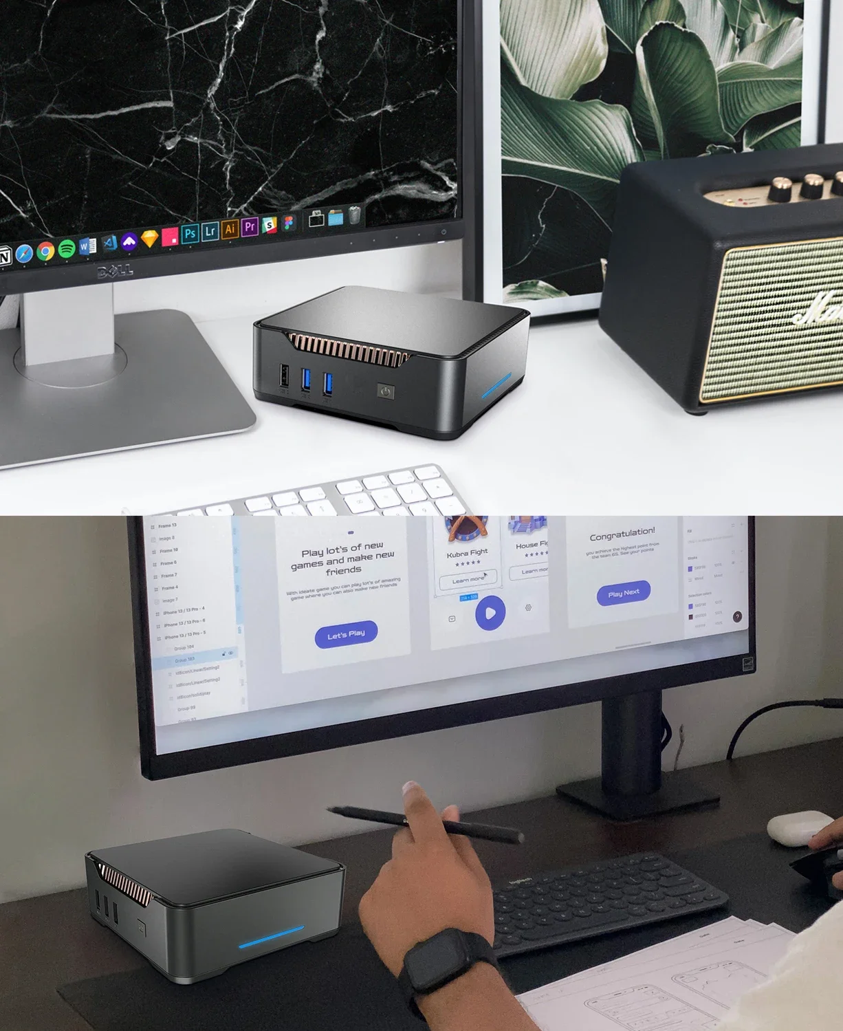 ألدر ليك N100 كمبيوتر صغير 8 جيجابايت 256 جيجابايت ويندوز 11 برو 16 جيجابايت 512 جيجابايت WIFI5 BT4.2 كمبيوتر ألعاب مكتبي 8 جيجابايت 128 جيجابايت N5095