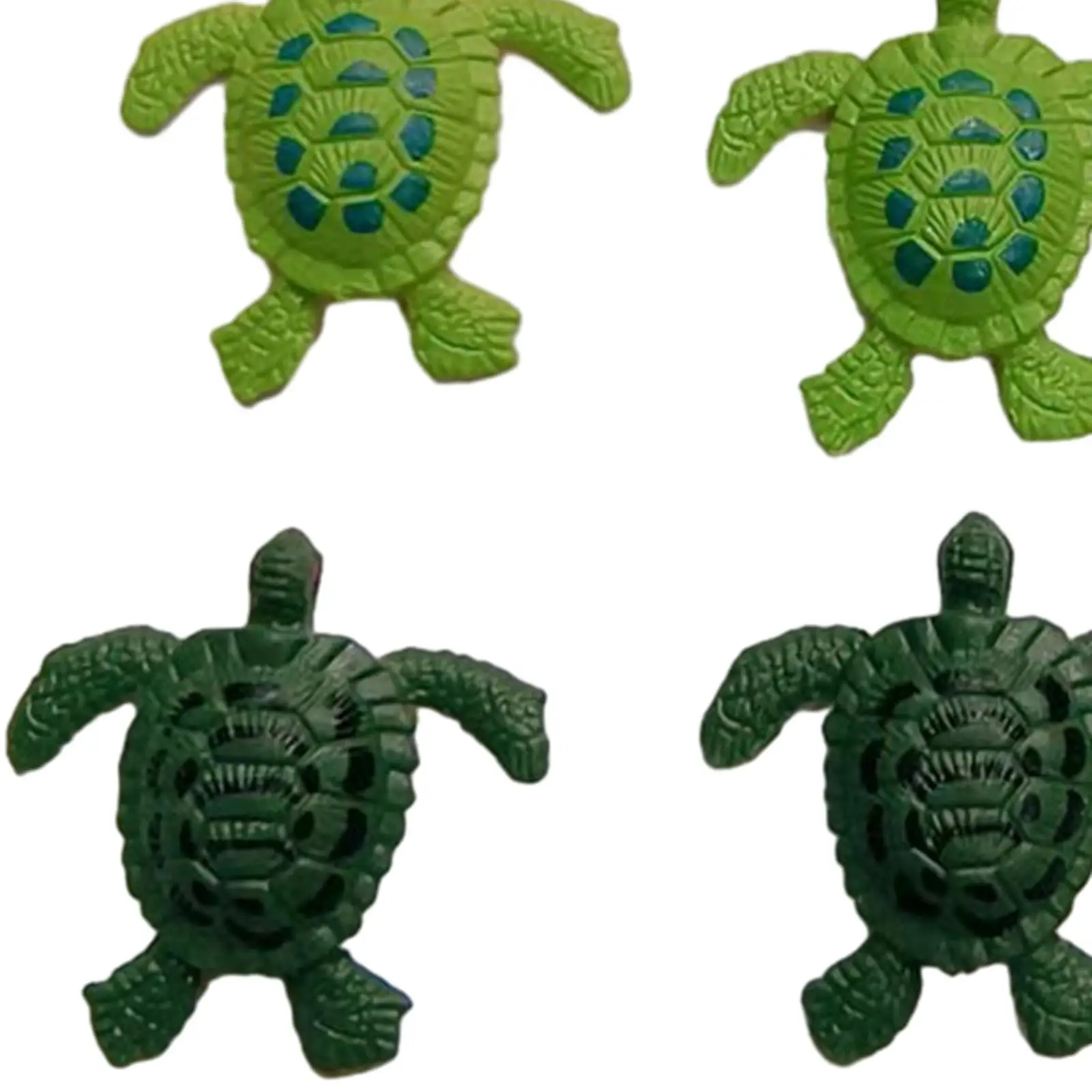 Figurines d'animaux tortue de mer, modèle réaliste, 12 pièces