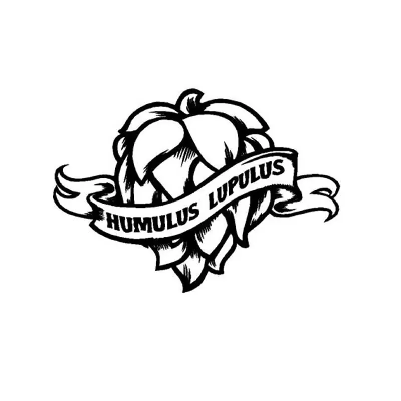 Vintage Hop Head Craft Beer Fridge Decal Humulus Lupulus Fridge Art Vinyl Living Room Wall Sticker Hops Head Wall Decal Sticker