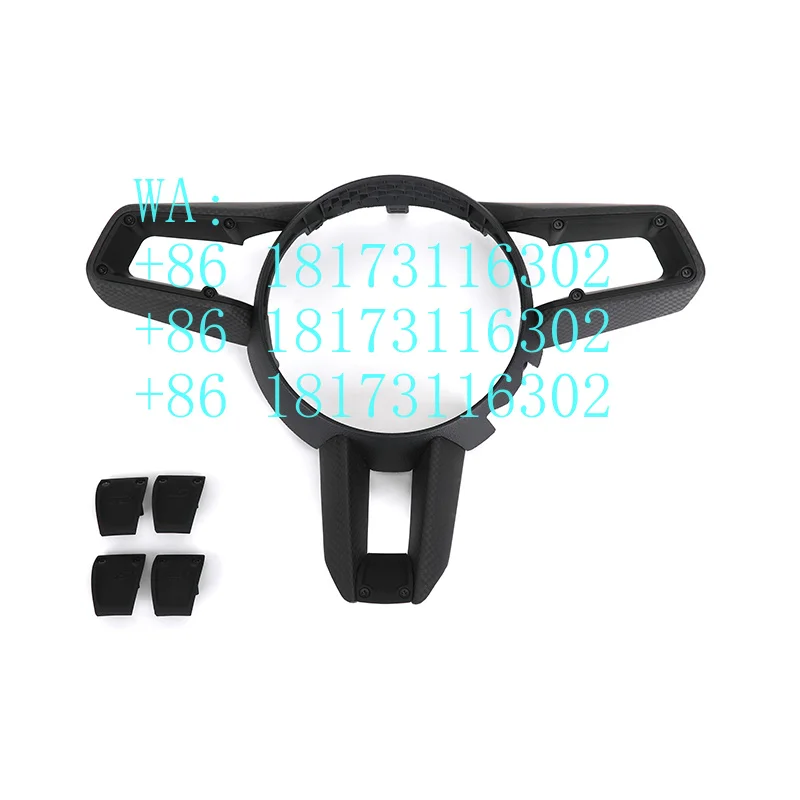 Factory Discounts Matte Carbon Fiber Steering Wheel Trim Cover Panamera Cayenne Macan Cayman GT4 Boxster 718 981 911 991 991.2
