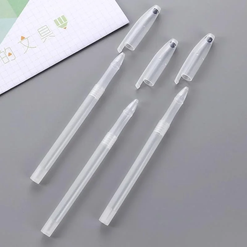 5pcs Gel Pen Shell penna a sfera Shell Cover penna trasparente Cover penna trasparente