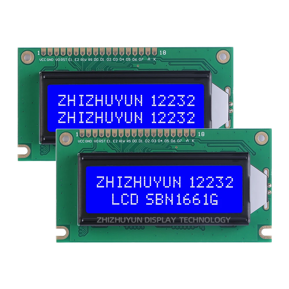 Spot Module 12232B1 Module LCD Screen Grey Film Black Characters Audio Amplifier Display Screen Multilingual LCD Module