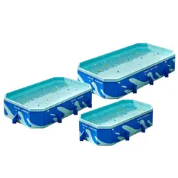 Foldable Pool for Kiddie Adults Hard Shell Wading Pool Thickened PVC Outdoor Garden Swimming Pool Portable Summer Water Party