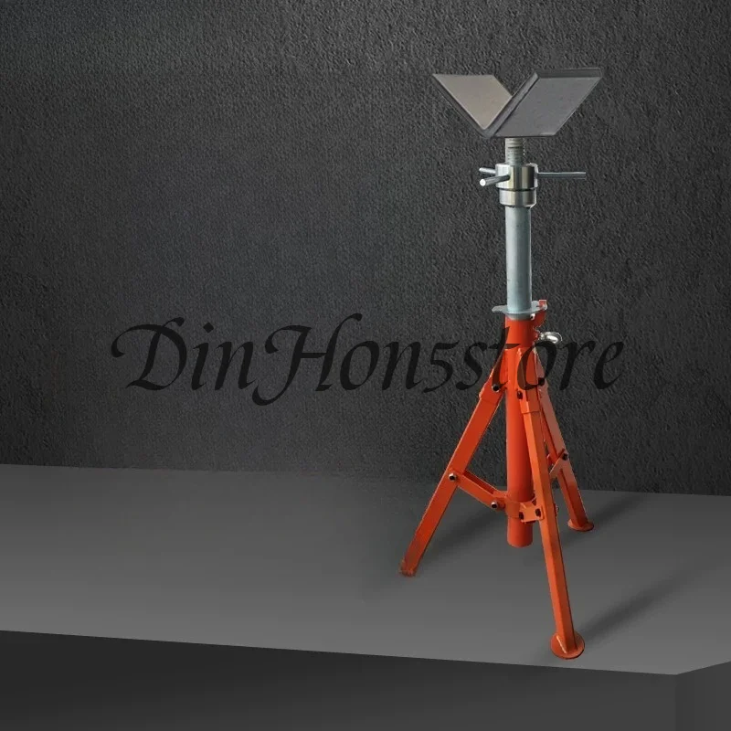 Tube platform vise with feet, three-prong tube bracket, pipeline tool, adjustable bracket, gantry pliers