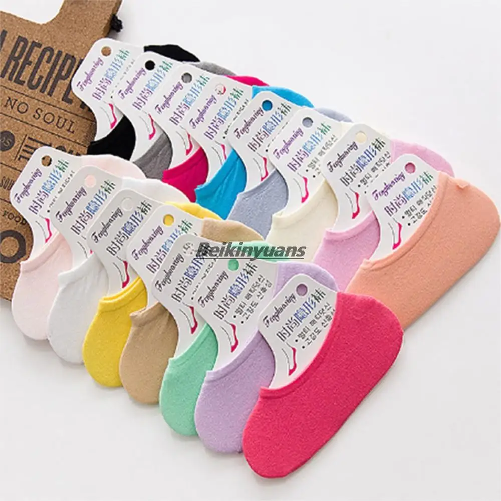 

Four Seasons Socks Ultra-Thin Candy Women's Velvet Invisible Socks Women's Silicone Adult Children's Magic Socks