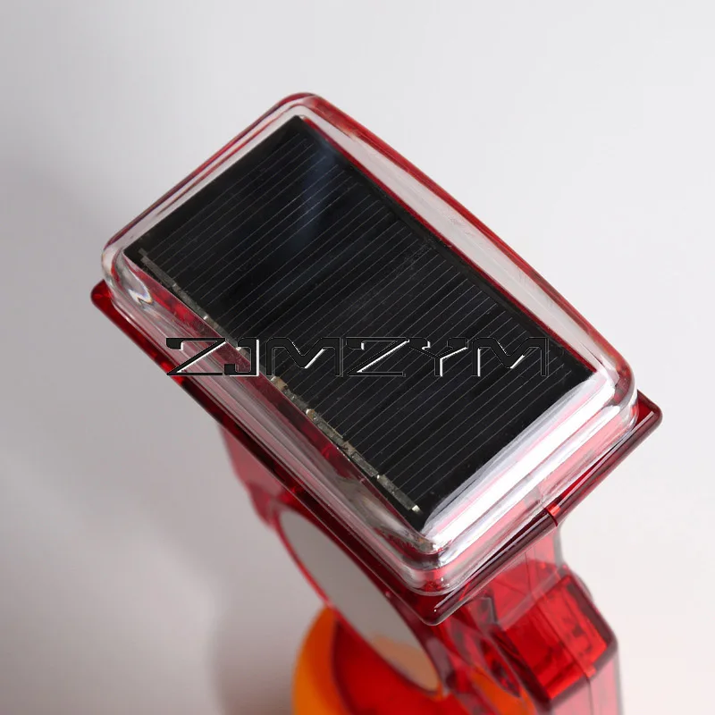 Solar LED Emergency Light Solar-powered Warning Lights Traffic Alarm Lights Safety Construction Plum Lamp