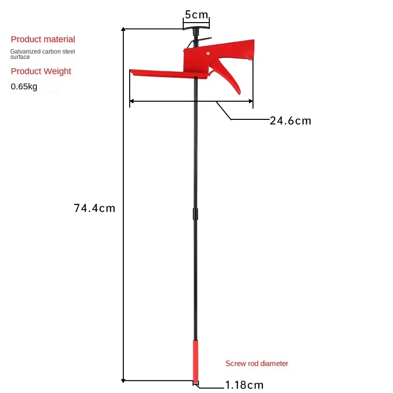 The brake pedal holder is used to fix the auto repair tool on four wheels