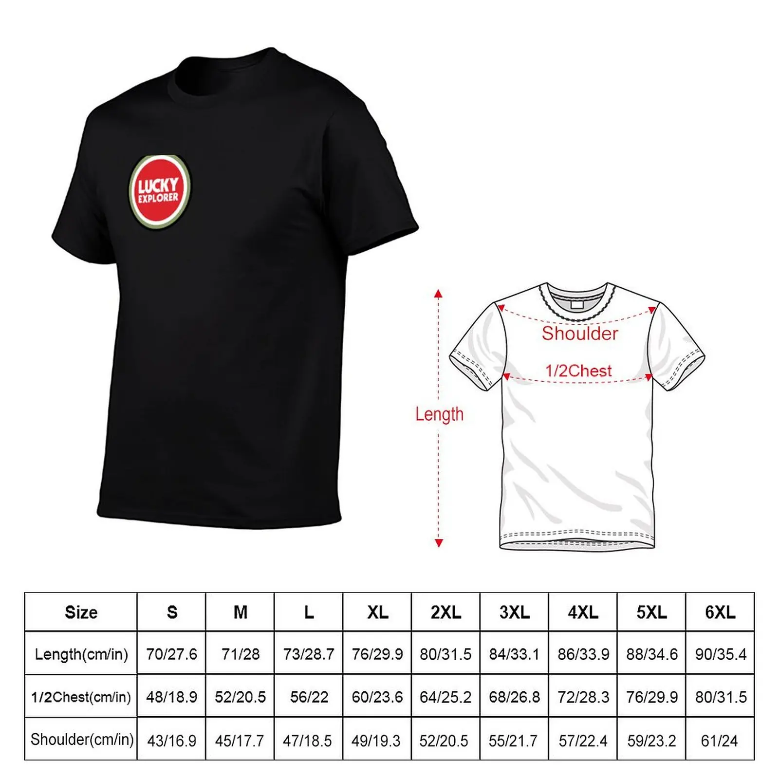 Lucky Explorer Cagiva small T-Shirt man t shirts cotton t shirts for man graphic funny T-Shirt