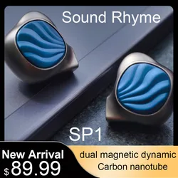 Sound Rhyme SP1 In-Ear HiFi Earphones 1 Dynamic Drive Semi-open Acoustic Design 0.78mm 2Pin 3.5/4.4mm Plug Music Headphones
