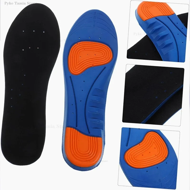 Thickened Shock Absorbing Sports Insoles Breathable Wear Resistant Cushion Pads for Men Women Running Shoes