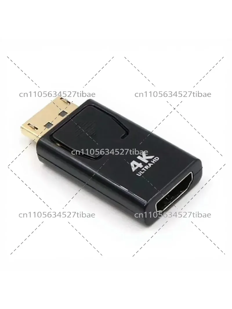 100pcs 4K Ultra HD Gold Nickel Plated Standard DisplayPort Male DP to HDMI Female Converter Adapter Video