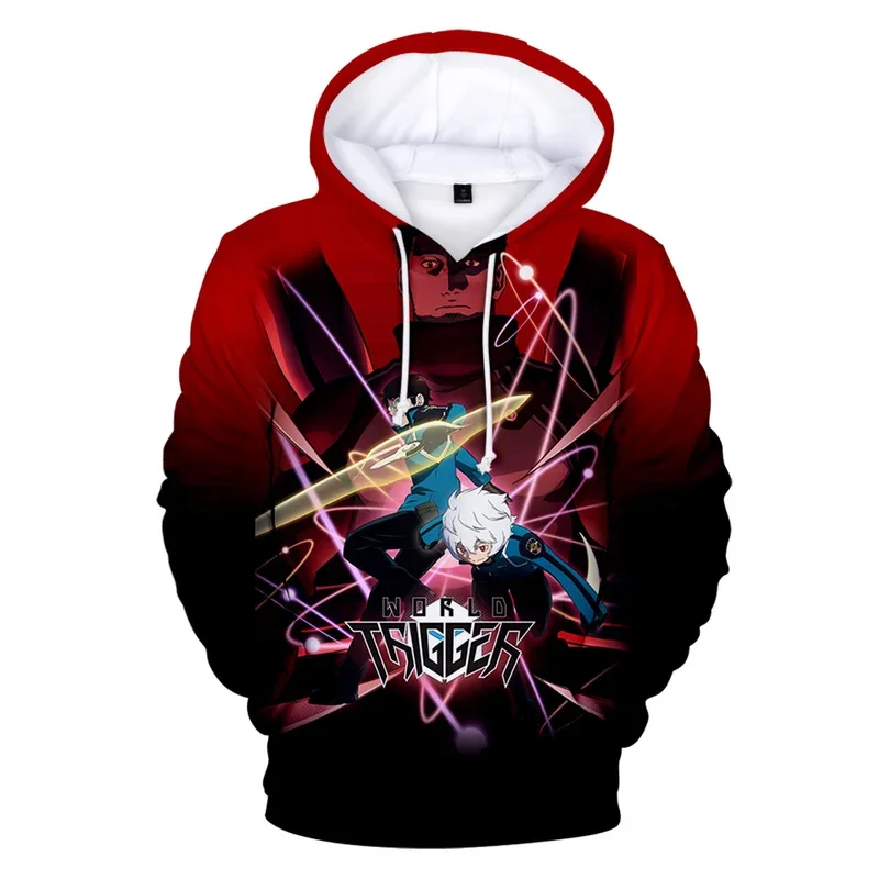 2021 World Trigger Manga Cool Stylish 3D Hoodies Sweatshirt Winter Casual New Pullovers Hooded Adult Kids Long Sleeve Clothes