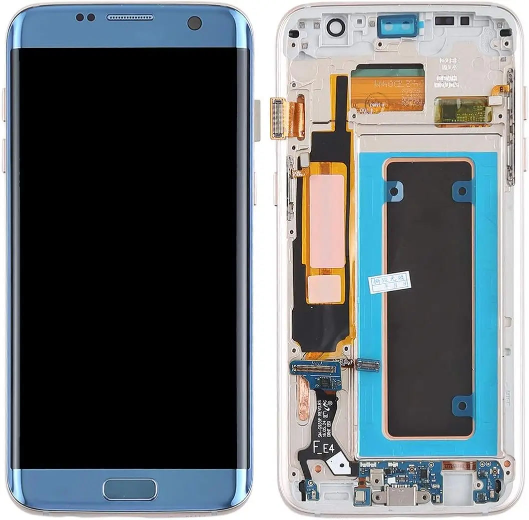 AMOLED 5.5\'\' Display with the Burn-Shadow LCD with Frame For SAMSUNG Galaxy S7 edge G935 G935F Touch Screen Digitizer Assembly