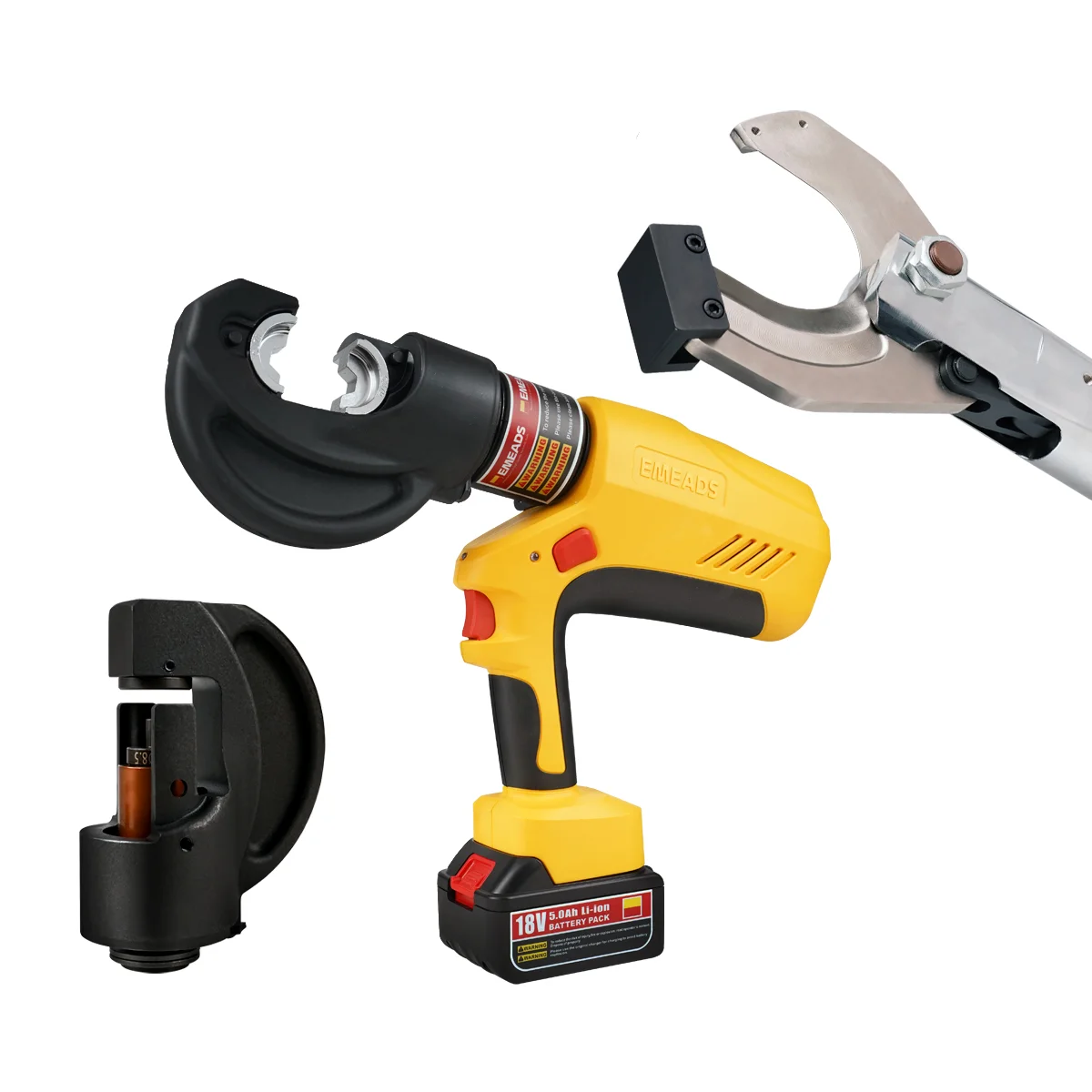 

Аккумуляторный гидравлический универсальный инструмент EMEADS EBS-400B 85C 1220H для обжима, резки и пробивки