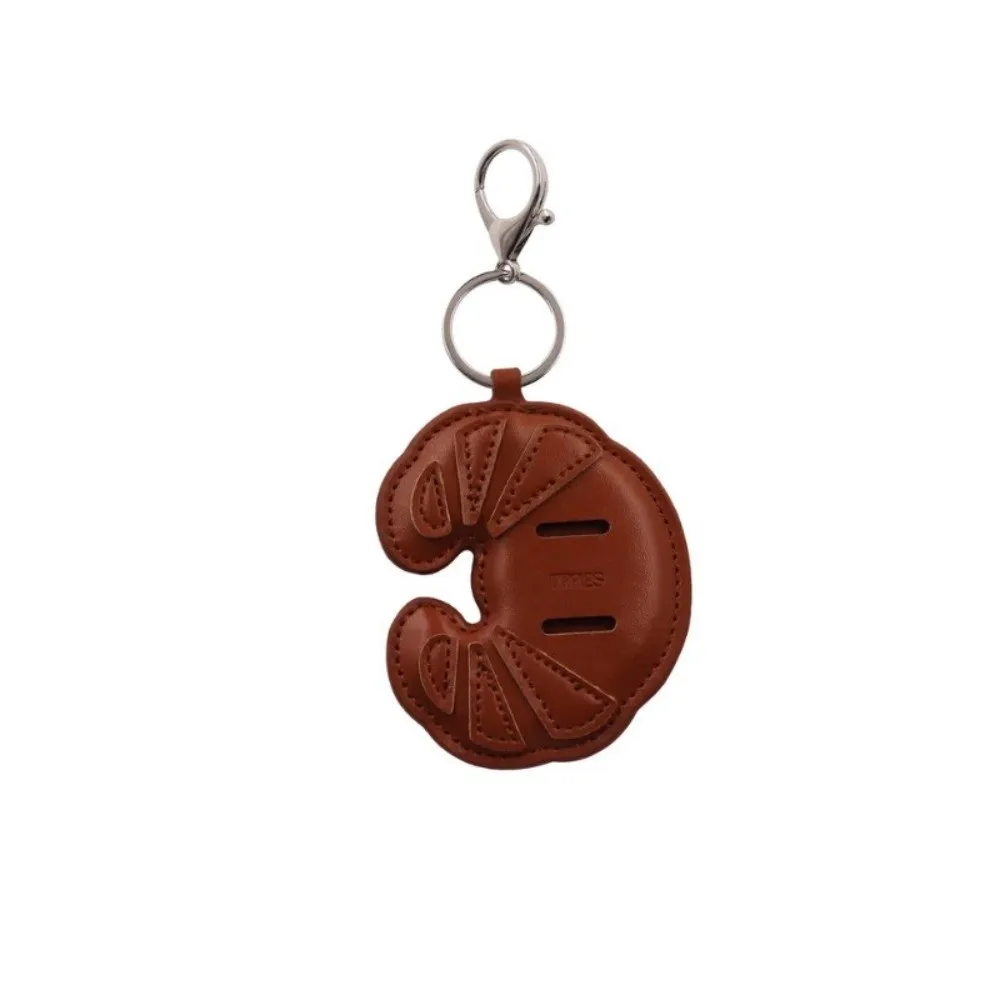 Lemon PU Leather Sunglasses Holder Portable Heart-Shaped Seastar Keyring Multi-Purpose Durable Eyeglasses Hanging Clip For Girls