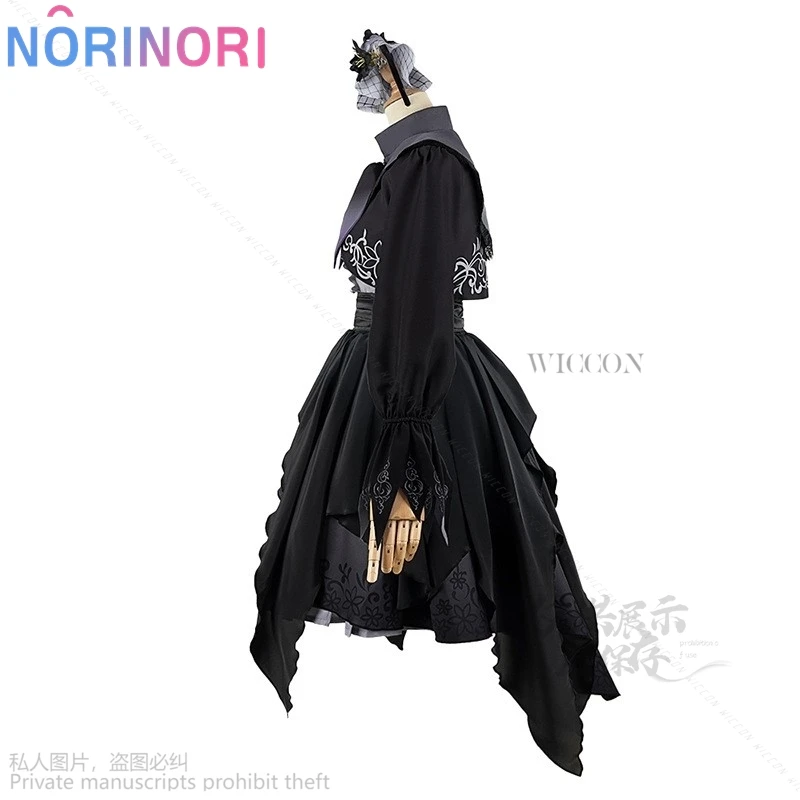 Anime Game Project Sekai Colorful Stage Asahina Mafuyu Lolita Cosplay Costume Halloween Cos PJSK Party Outfit Women Dress Wig