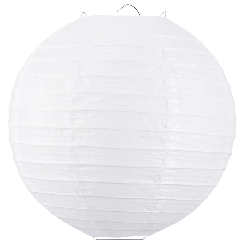 

B45C White Chinese/Japanese Paper Lantern/Lamp 8" Diameter