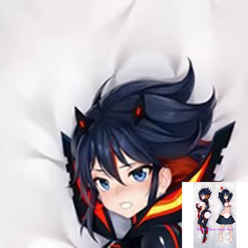 

Dakimakura Anime Pillow Cover Ryūko Matoi Double Sided Print Life-size Halloween Christmas Decoration