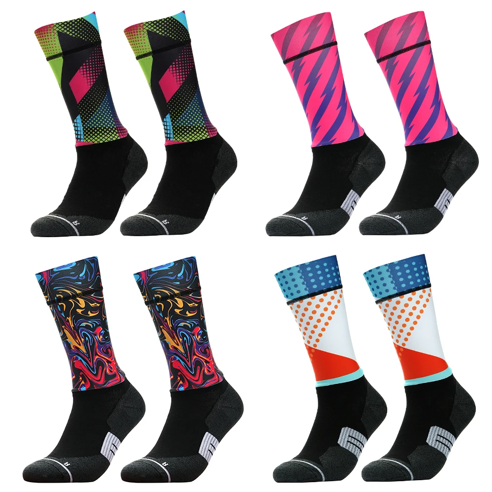 

Cycling Socks Non-slip Breathable Bike Socks Professional Compression Sports Sock Bicycle Fleet Racing Socks Men And Women