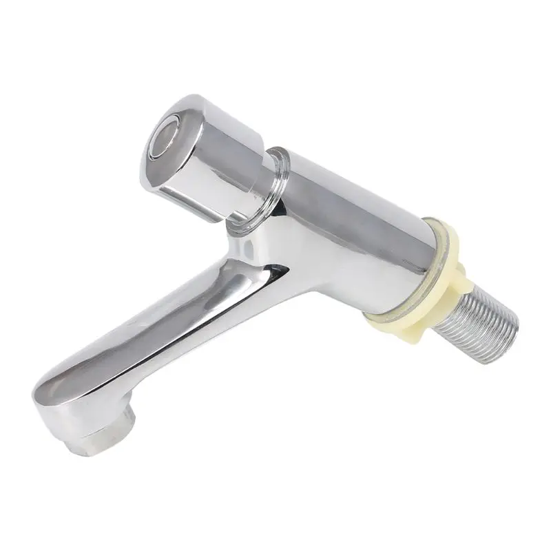 Auto Self Closing Water Saving Tap Bathroom Basin Cold Faucet Delay Push Button DropShipping