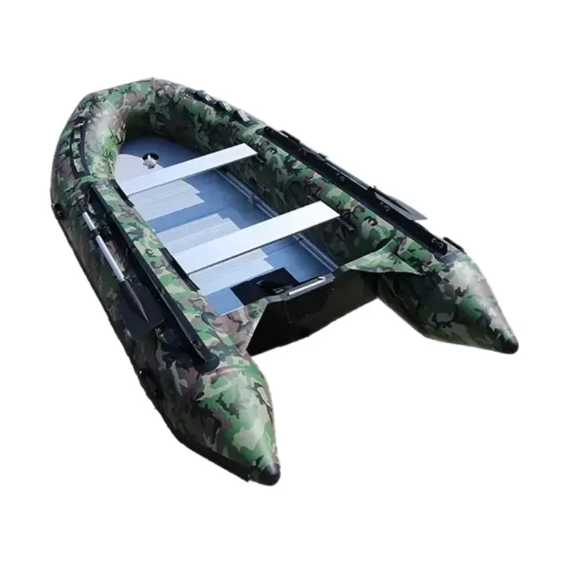 2023 New Design Army Green Inflatable Fishing Boat Water Surfing Boat Recreational Water Inflatable Boat For Professionals