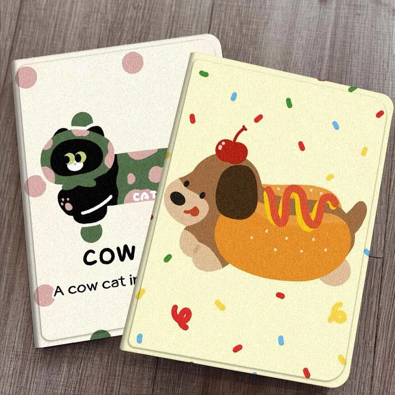 

Cat Dog Polka Creative Patter For Samsung Galaxy Tab S7 S8 S9 S10 S11 FE Plus Lite Tablet Case