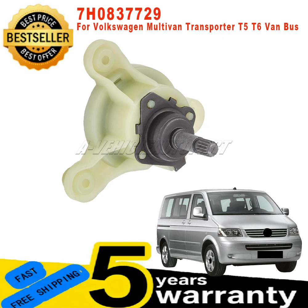7H0837729 For VW Multivan Transporter T5 T6 1 Pc New Manual Window Regulator Lifter Gear Driver Unit Front Left Car Accessories