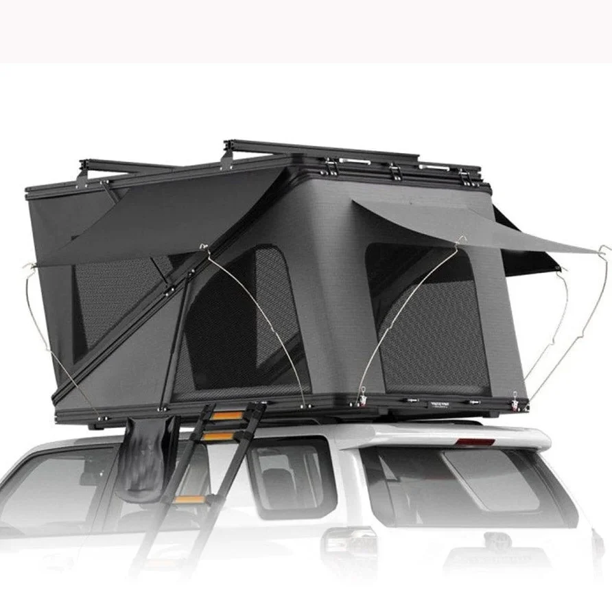 Folding Z-shaped Roof Tent Double Layer Four-season Waterproof 2000-3000mm Self-driving Tour SUV Car Travel Lift-top Quick Setup