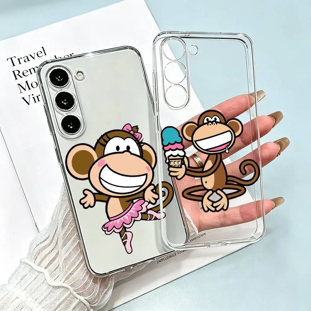 Cute B-Bobby-J-Jack Clear Soft Silicone Phone Case for Samsung Galaxy A71, A70, A30，A52, A51, A40,