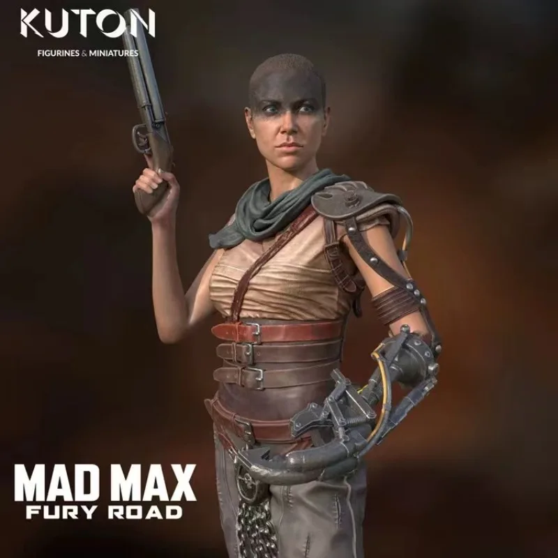 1/24 resin figure model kit future handsome female warrior Furiosa fantasy miniature plastic model toy unassembled and unpainted