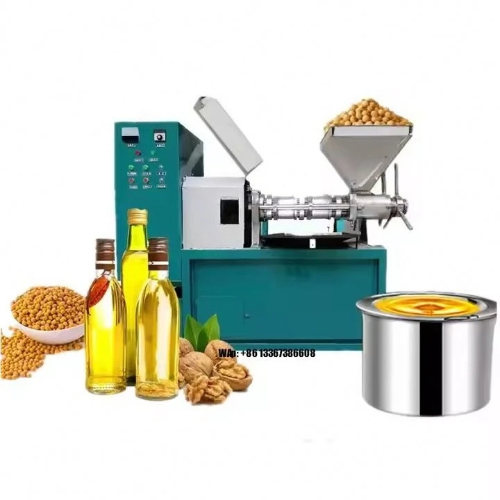Commercial fully automatic new large-capacity oil press for the extraction of peanut, soybean, sesame, almond, and sunflower oil