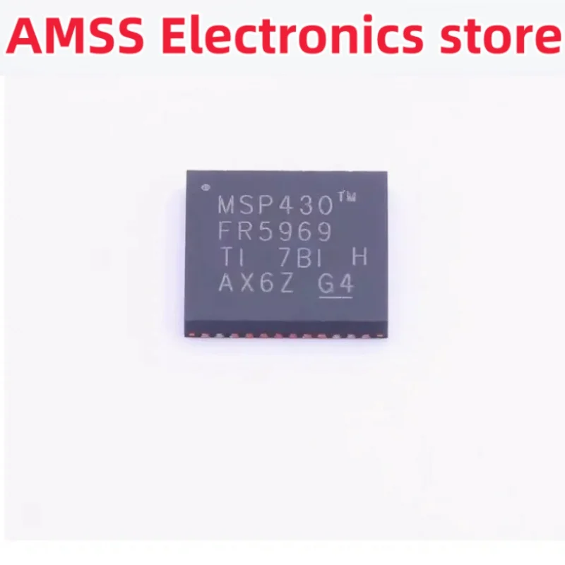 Rxdna new H.264 fr5969irgccw vqfn48 pq430 cpuxv2 Fram microcontroller 16-bit 16MHz 64KB (64K x 8) Fram neov1.0 (7x7)