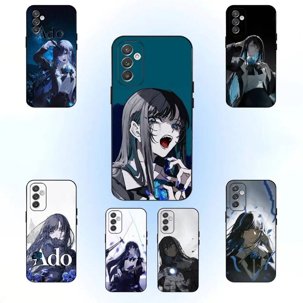 

Singer Ado K-Kyogen R-Rule Phone Case For Samsung Galaxy A91,A80,A73,A72 ,A71,A53A52,A32 ,A31A22,A21s,A20,Black Cover