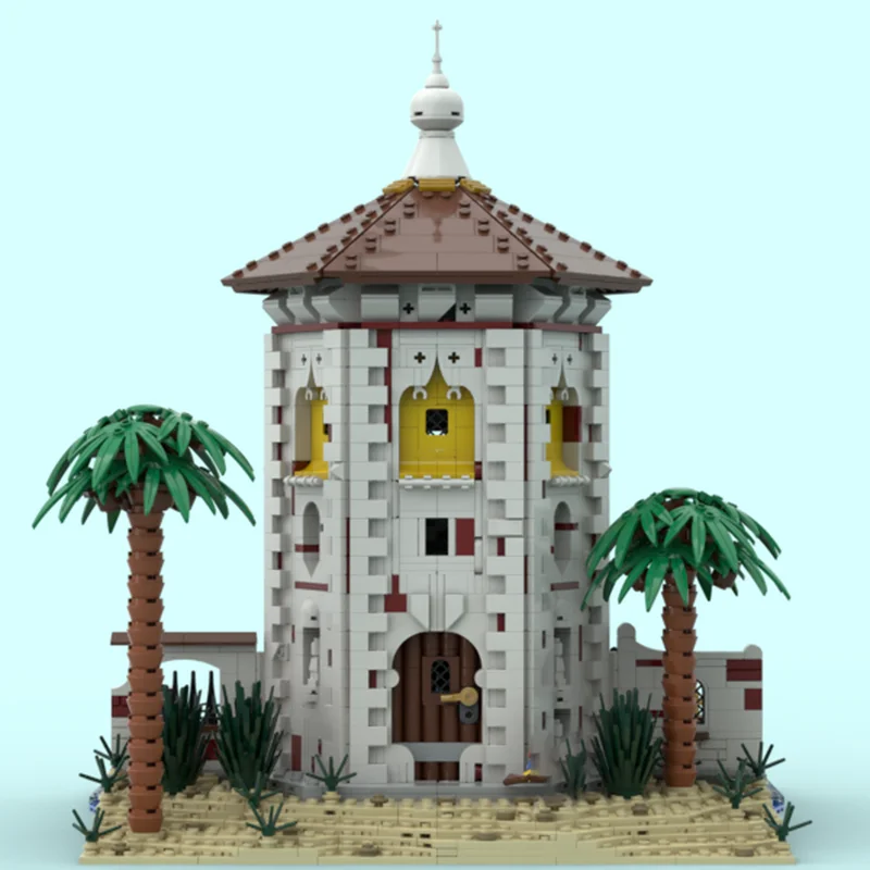 모듈형 도시 건축 모델 Moc 빌딩 블록 모듈형 라 토레 모델 기술 블록 크리스마스 DIY 장난감 건설 선물