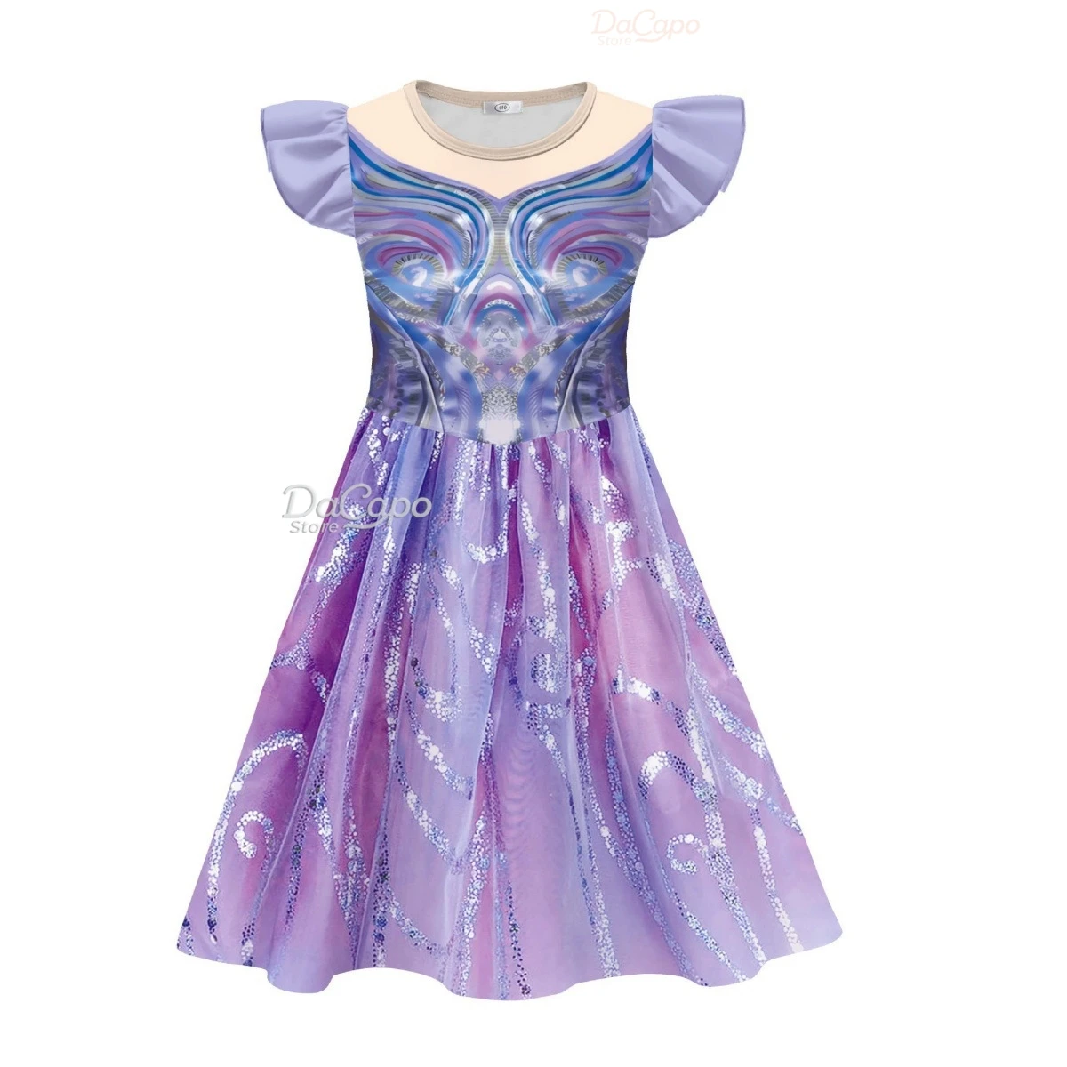 الشريرة 2 Glinda تأثيري الاطفال الفتيات الساحرات ازياء الملابس 2025 فيلم حفلة لعب الأدوار الأميرة يتوهم تيارا فستان الكرة ثوب #3