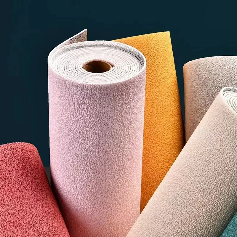 3D جدار رغوة ذاتية اللصق PVC بلون سميكة للماء خلفية تجديد الكتان خلفية ملصقات جدار ديكور المنزل