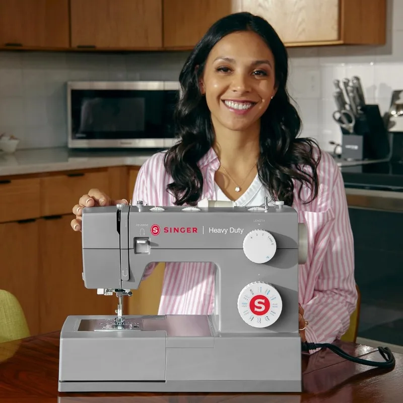 ماكينة خياطة عالية السرعة 4423 شديدة التحمل مع مجموعة ملحقات |   محرك قوي مع قوة ثقب محسنة، 97 غرزة Appli