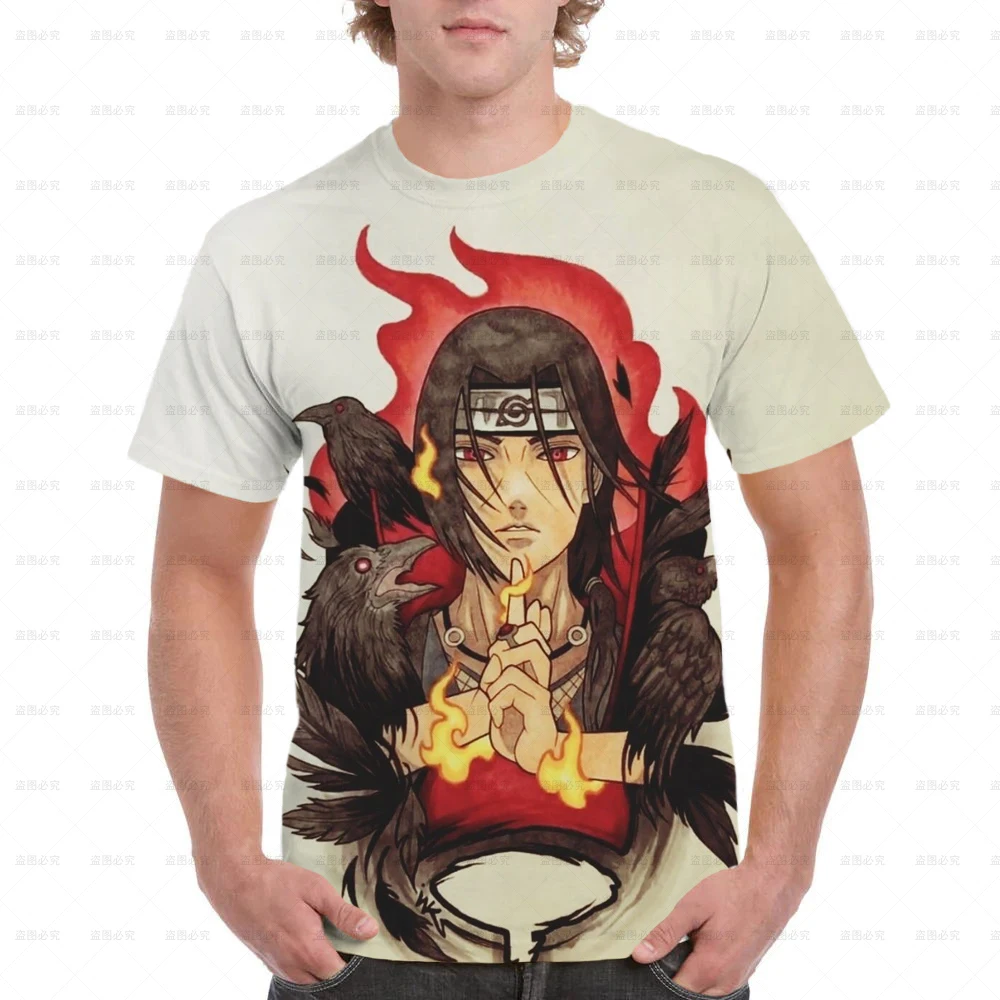 Camiseta de Naruto de Anime japonés para niños, camiseta estampada a la moda de verano para niños, camiseta de manga corta con juego de dibujos animados, ropa para niños, ropa de calle