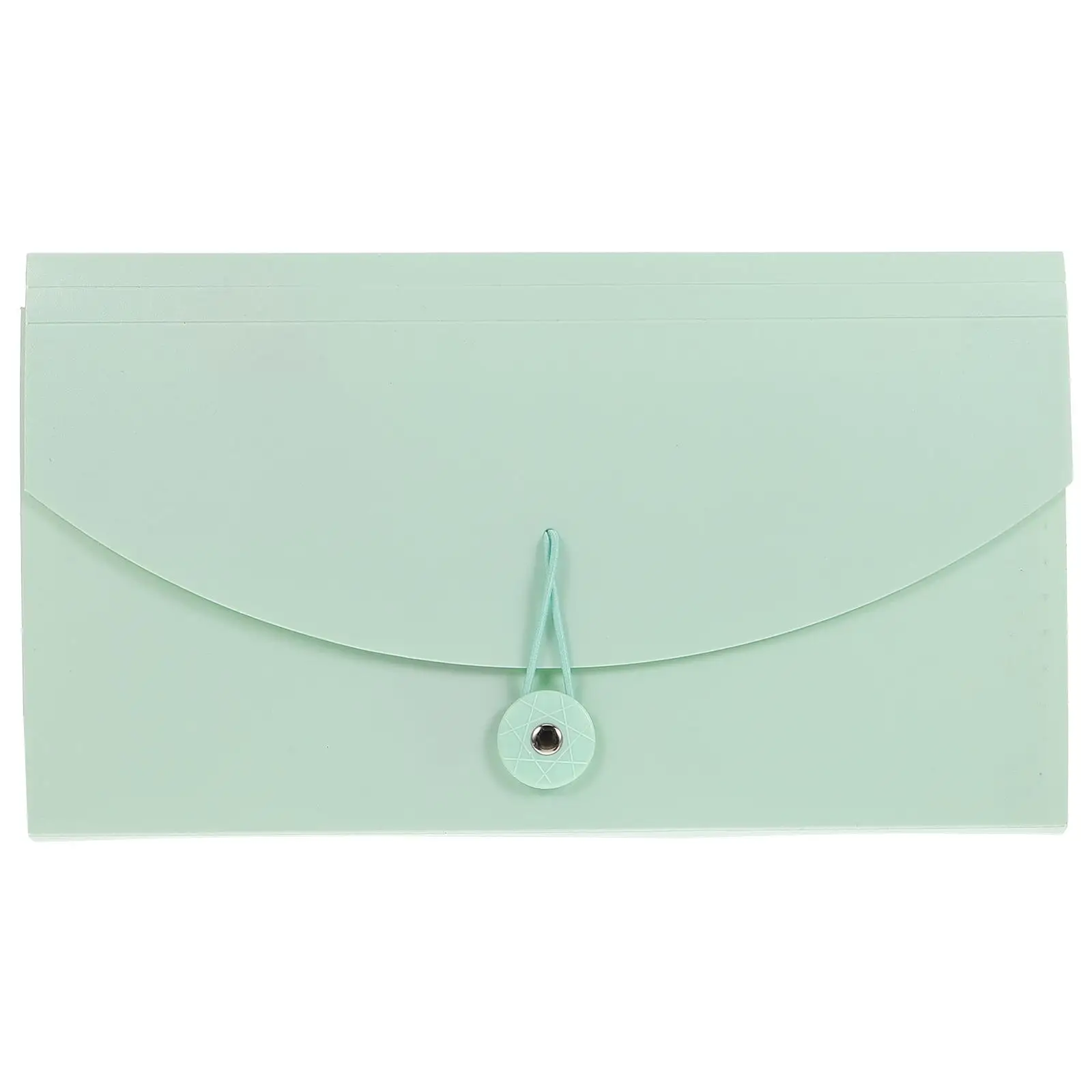 Plastic Receipt Storage Bag File Organizer Expandable Holder Large Capacity Portable Bills Folder Wallet