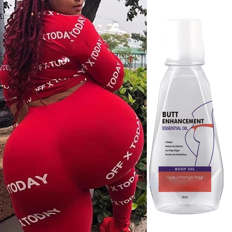 80ml Natural Butt Enhancement Essential Oil Cream Effective Lifting Firming Fast Growth Sexy Butt Hip Lift Up Massage Big Ass