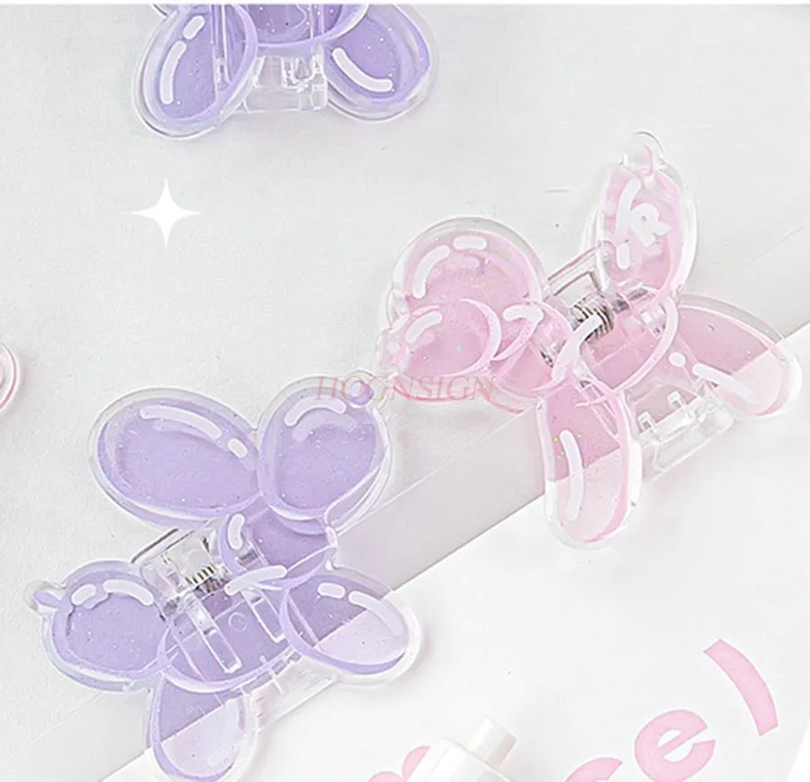 

2 шт., канцелярские принадлежности, длинный хвостовой зажим, офисный прозрачный зажим для документов, студенческая ручка, сумка, акриловый маленький зажим, крепежный зажим