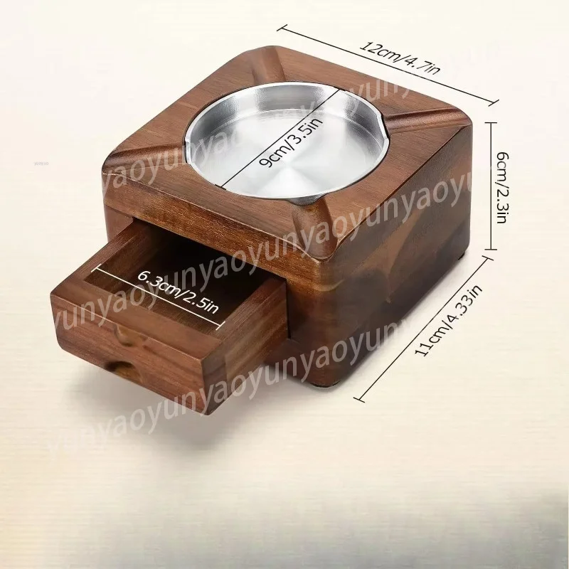 

Solid Wood Square Cylinder Accessories Storage Drawer, Suitable for Indoor, Outdoor Patio, Home and Office Use
